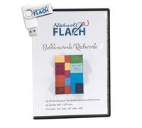 USB Bobbinwork/Redwork, inkl. je 19 Stickmuster