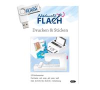 USB Drucken & Sticken - 13 Muster m.Anleitung