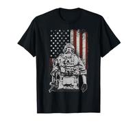 Used Look US Army Bundeswehr Vintage Retro America Design T-Shirt
