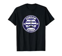 Usedom Aker Ostsee Insel Urlaub Strand Surfing Souvenir Preisgünstiges Grafik-T-Shirt, Herren, Schwarz, XL
