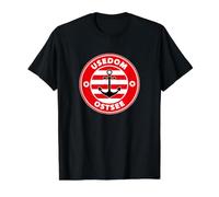 Usedom Ostsee Insel Urlaub Strand Boot Surfing Souvenir Preisgünstiges Grafik-T-Shirt, Herren, Schwarz, XL