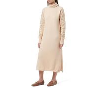 usha BLACK LABEL Damen Strickkleid mit Pailletten 17529368, Creme, XS/S