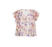 usha Bluse Damen Creme Mehrfarbig XL