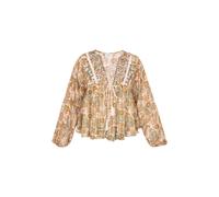 usha Bluse Frauen creme mehrfarbig 2XL