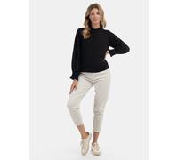 Usha Blusenshirt Damen schwarz, L