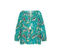 usha Blusenshirt Damen Türkis Mehrfarbig L