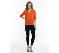 Usha Blusenshirt mit Spitze Damen orange, L