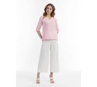 Usha Blusenshirt mit Spitze Damen rosa, L