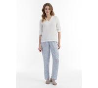 Usha Blusenshirt mit Spitze Damen weiß, L