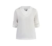 usha Blusenshirt mit Spitze Damen weiss L