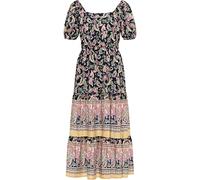 usha FESTIVAL Damen Midikleid mit Paisley-Print 15923624-US04, Marine Mehrfarbig, XL