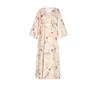 usha Kimonokleid Damen Beige Mehrfarbig L