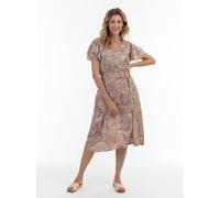 Usha Kleid mit Paisley-Print Damen flieder, L