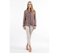 Usha Langarmbluse Damen bordeaux, XL