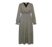 usha Maxikleid mit Allover-Print Damen schwarz/beige XL