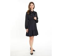Usha Midikleid mit Volant Damen schwarz, XL