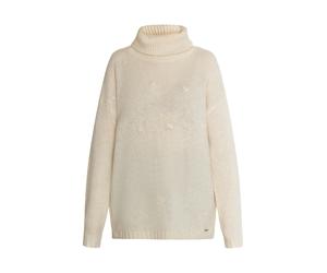 usha Rollkragenpullover Damen Creme Melange XS/S