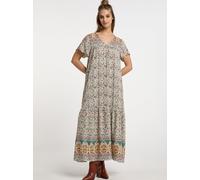 Usha Sommerkleid mit Blumenprint Damen beige, XL