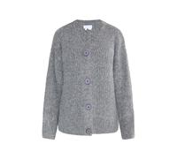 usha Strickcardigan Damen grau melange XL/2XL