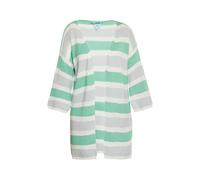 usha Strickjacke Damen Grau Weiss Grün XL/2XL