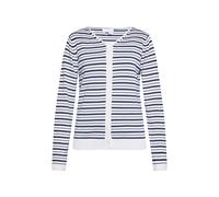 usha Strickjacke Damen weiss + marine XL