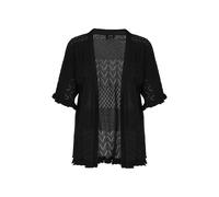 Usha Strickjacke Damen Viskose schwarz, XL