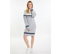 Usha Strickkleid Damen mehrfarbig, XL/XXL