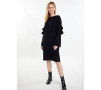 Usha Strickkleid Damen schwarz, XS/S