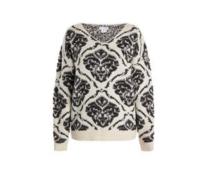 usha Strickpullover Damen Creme Mehrfarbig XS/S