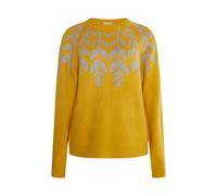 usha Strickpullover Damen Curry Mehrfarbig L