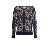 usha Strickpullover Damen Marine Creme M/L