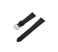 UsmAsk Schlanke Uhrenarmbänder aus Kalbsleder, Schnellverschluss-Uhrenarmband aus Saffiano-Leder, 18 mm, 19 mm, 20 mm, 21 mm, 22 mm, 23 mm, 24 mm (Color : Black, Size : 18mm)