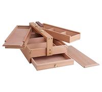 Utensilienkoffer Holz Malkoffer Nähkasten Utensilienbox Aufbewahrung Bastelkiste