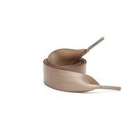 Uteruik Flache Schnürsenkel aus Satinband, breite Seide, Schuhringe für Turnschuhe, Turnschuhe, 2 cm x 120 cm, 1 Paar (#E)