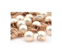 Uteruik Kunstharz-Perlen-Knöpfe, Verzierungen, Annähen, Knöpfe, Verschlüsse, Basteln, Masse zum Stricken, Kunsthandwerk und Kleidung, 10 mm, 10 Stück (#C)