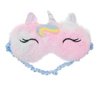 UTHCLO Plüsch Schlafmaske Einhorn für Lichtundurchlässige Atmungsaktive Augenbinde mit Gummiband Weiche Augenmaske für Pyjama und Übernachtungspartys