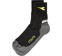 Utility Diadora Socken Cotton Summer Socks 3Pack Black/Dark Gull Grey-M