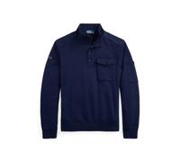 Utility-Sweatshirt aus Loopback-Fleece XL Blue