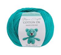 Utopia Crafts Amigurumi Cotton/Acrylic DK Yarn 50g (Jade Green)
