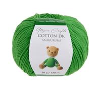 Utopia Crafts Amigurumi Cotton/Acrylic DK Yarn 50g (Strong Green)
