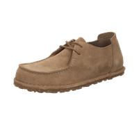 Birkenstock Leder-Schnürschuhe Utti Lace Taupe/Beige Damen Größe 40