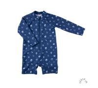 UV Strand-und Badeoverall langarm Muscheln navy 98/104