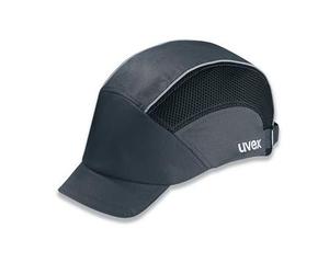 uvex Anstoßkappe u-cap premium u-style mit langem Schirm - unisize schwarz/grau 52 cm - 64 cm - 9794311