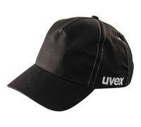 Uvex u-Cap Sport Anstoßkappe - Kopfschutz-Kappe mit langem Schirm und Hartschale - Gr 60 bis 63 cm
