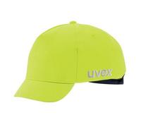 uvex Anstoßkappe u-cap sport hi-viz warngelb, 55-59cm, kurzer Schirm (Anstoßkappe & Schutzmütze)