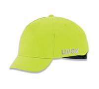 uvex Anstoßkappe u-cap sport hi-viz warngelb, 60-63cm, kurzer Schirm (Anstoßkappe & Schutzmütze)