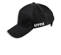 Uvex u-Cap Sport Anstoßkappe - Kopfschutz-Kappe mit langem Schirm und Hartschale - Gr 52 bis 54 cm