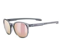 Uvex LGL 54 - Sonnenbrille für Damen und Herren - starker Schutz vor Sonnenstrahlung - 100% UVA-, B, C Schutz - smoke - one size