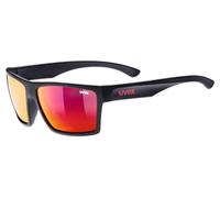 uvex LGL 29 Sonnenbrille (2213 black matt, mirror red (S3))