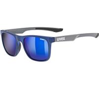 uvex LGL 42 Sonnenbrille (4514 blue/grey mat, mirror blue (S3))